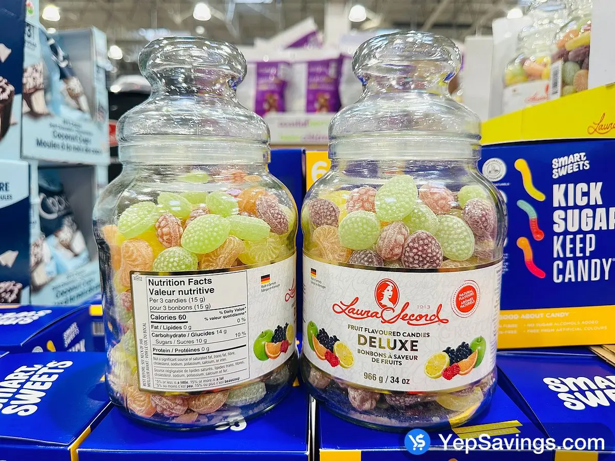 Costco LAURA SECORD FRUIT FLAVOURED CANDY 966 g - Canada (ITM 1165681)