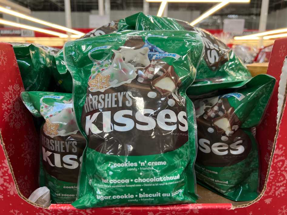 Costco HERSHEY CHOCOLATE KISSES 630 g - Canada (ITM 1565991)