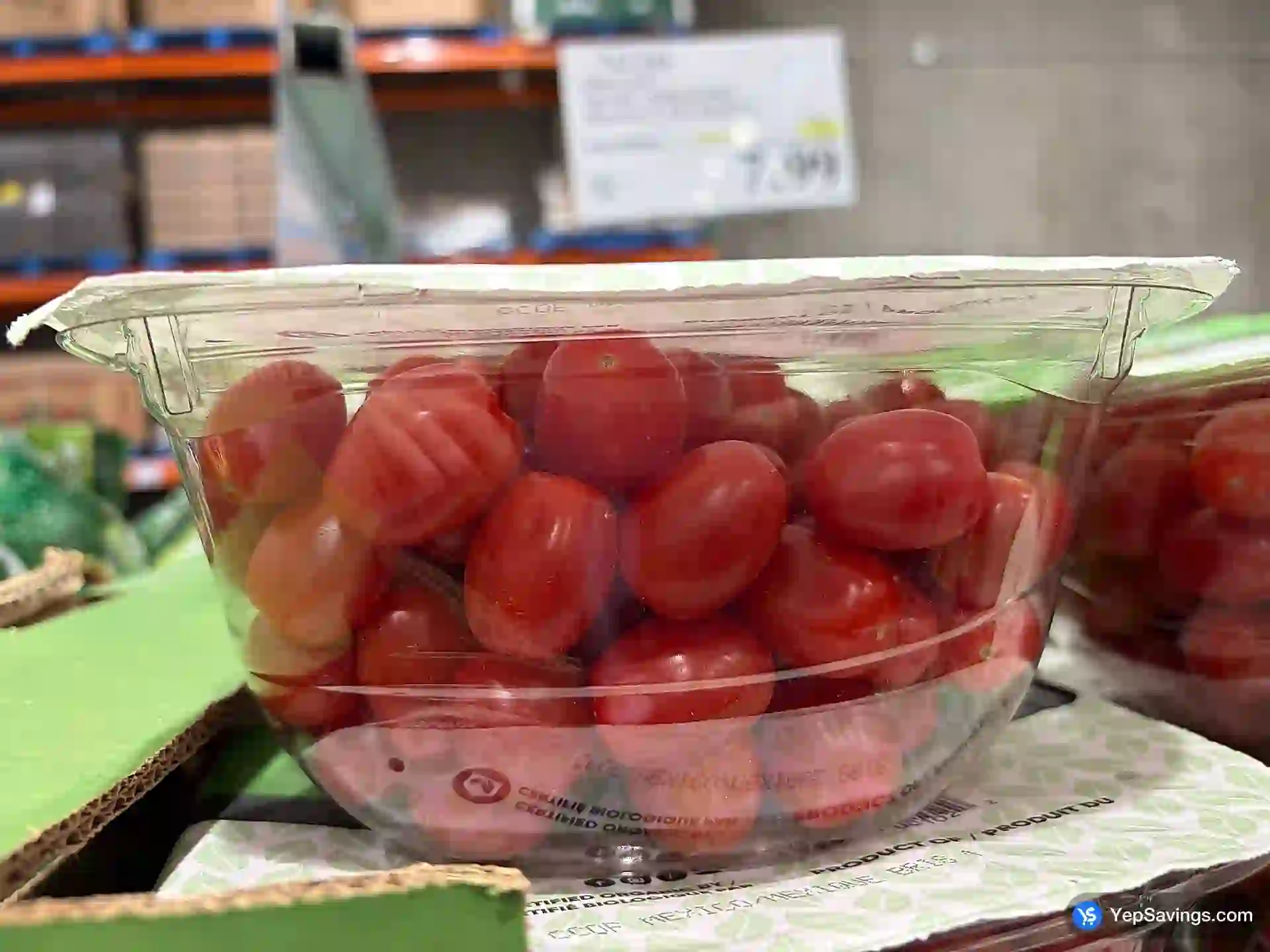 Costco ORGANIC GRAPE TOMATOES PRODUCT OF CANADA - Canada (ITM 743244)