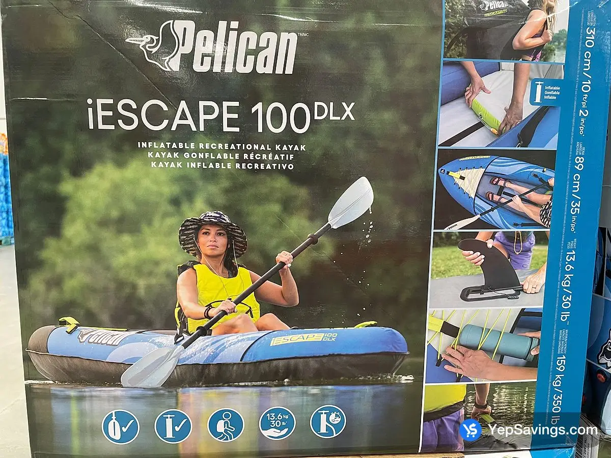 PELICAN INFLATABLE KAYAK 3.12m ( 10.25 ft ) at Costco Beacon Hill Calgary