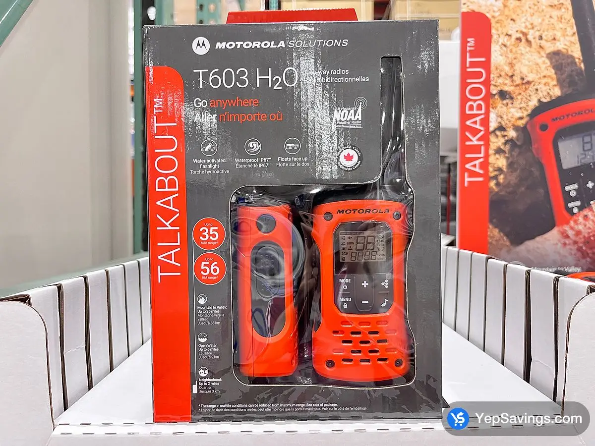 Costco MOTOROLA TWO - WAY RADIOS 2 - pack - Canada (ITM 1899938)