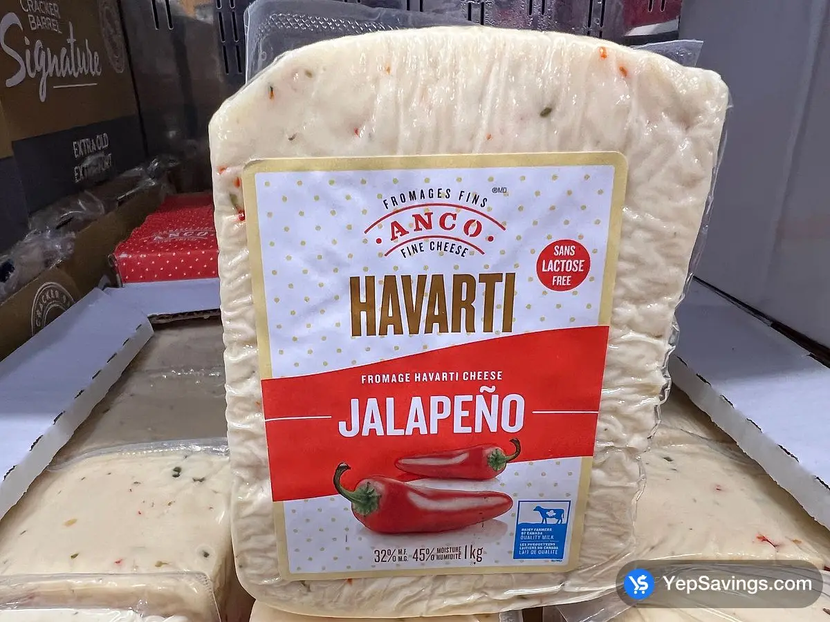 Costco ANCO JALAPENO HAVARTI 1 kg - Canada (ITM 13106)