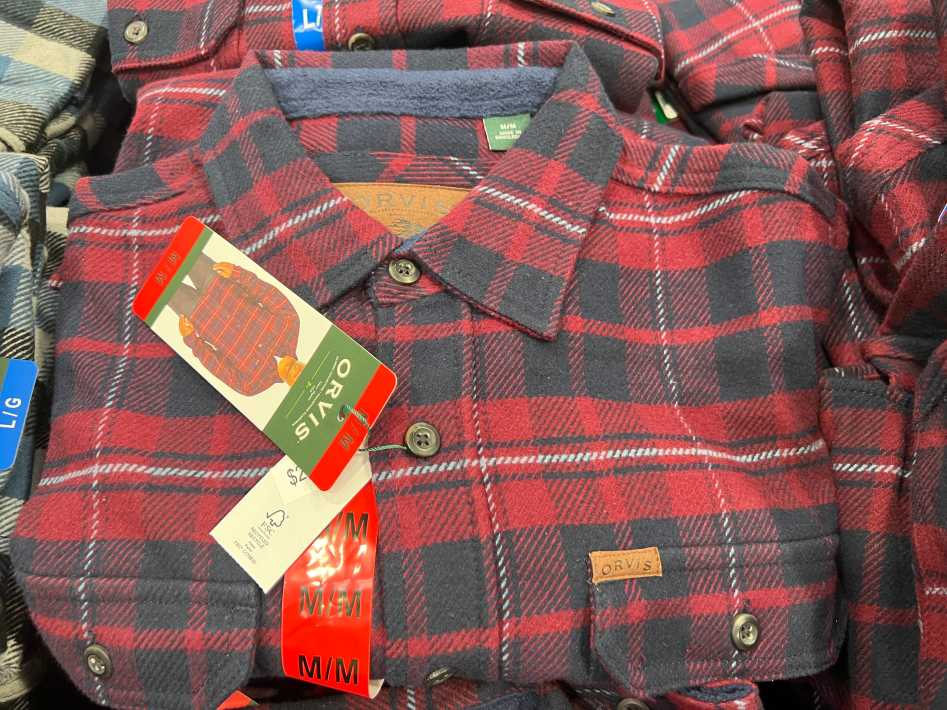 Costco ORVIS FLANNEL SHACKET + MENS SIZES S-XXL - Canada (ITM 1645055)
