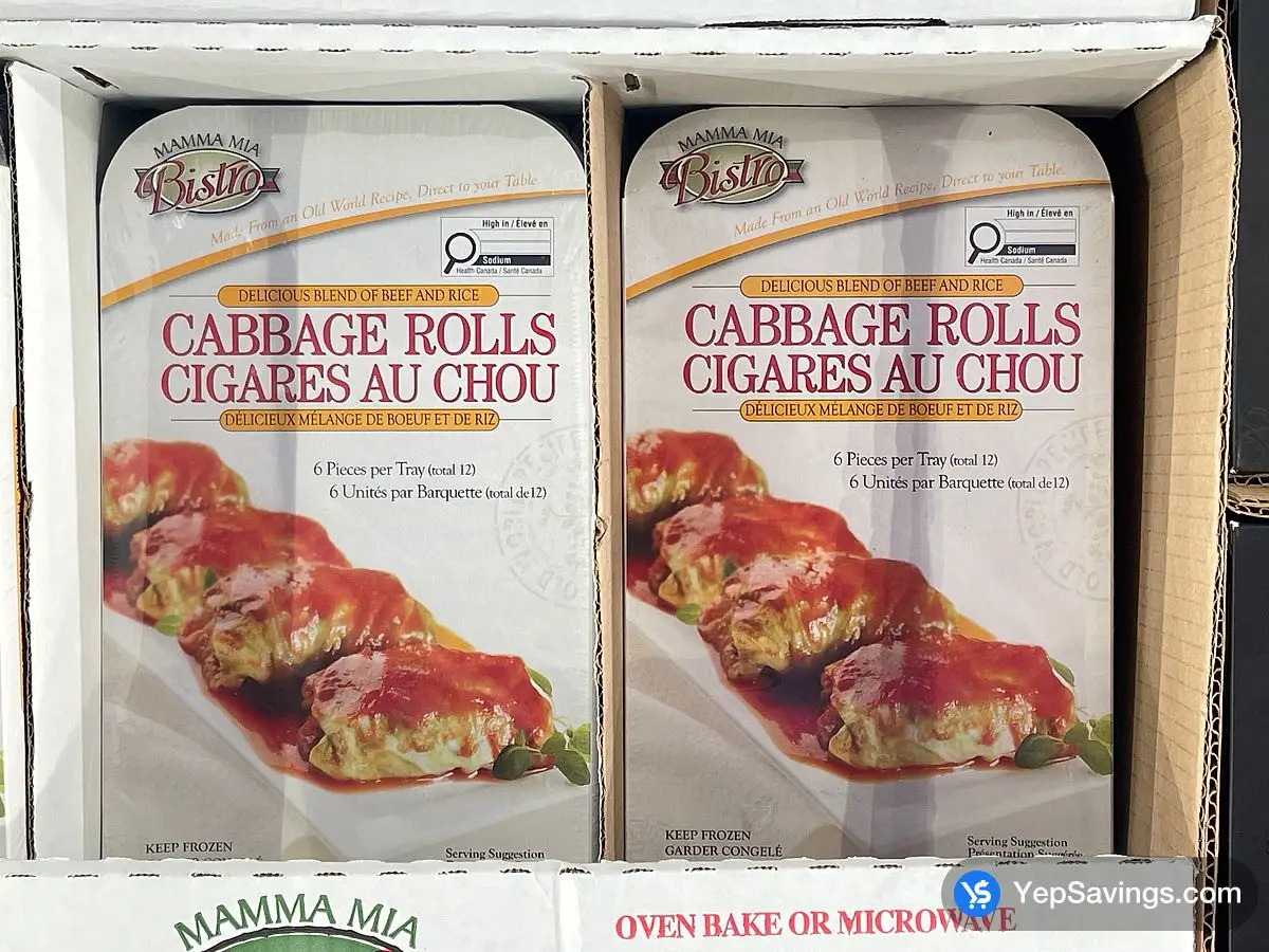 Costco MAMMA MIA CABBAGE ROLLS 2 x 1.13 kg - Canada (ITM 322663)