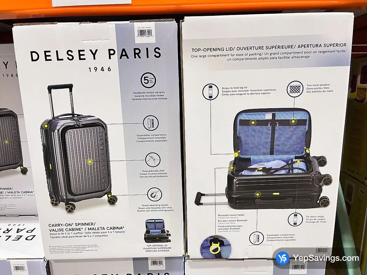 Costco DELSEY PARIS HARD SIDE CARRY ON - Canada (ITM 1819426)