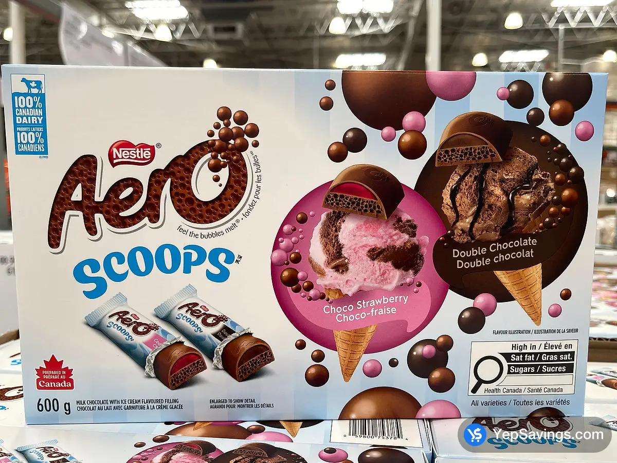 Costco NESTLE AERO SCOOPS 600 g - Canada (ITM 1904415)