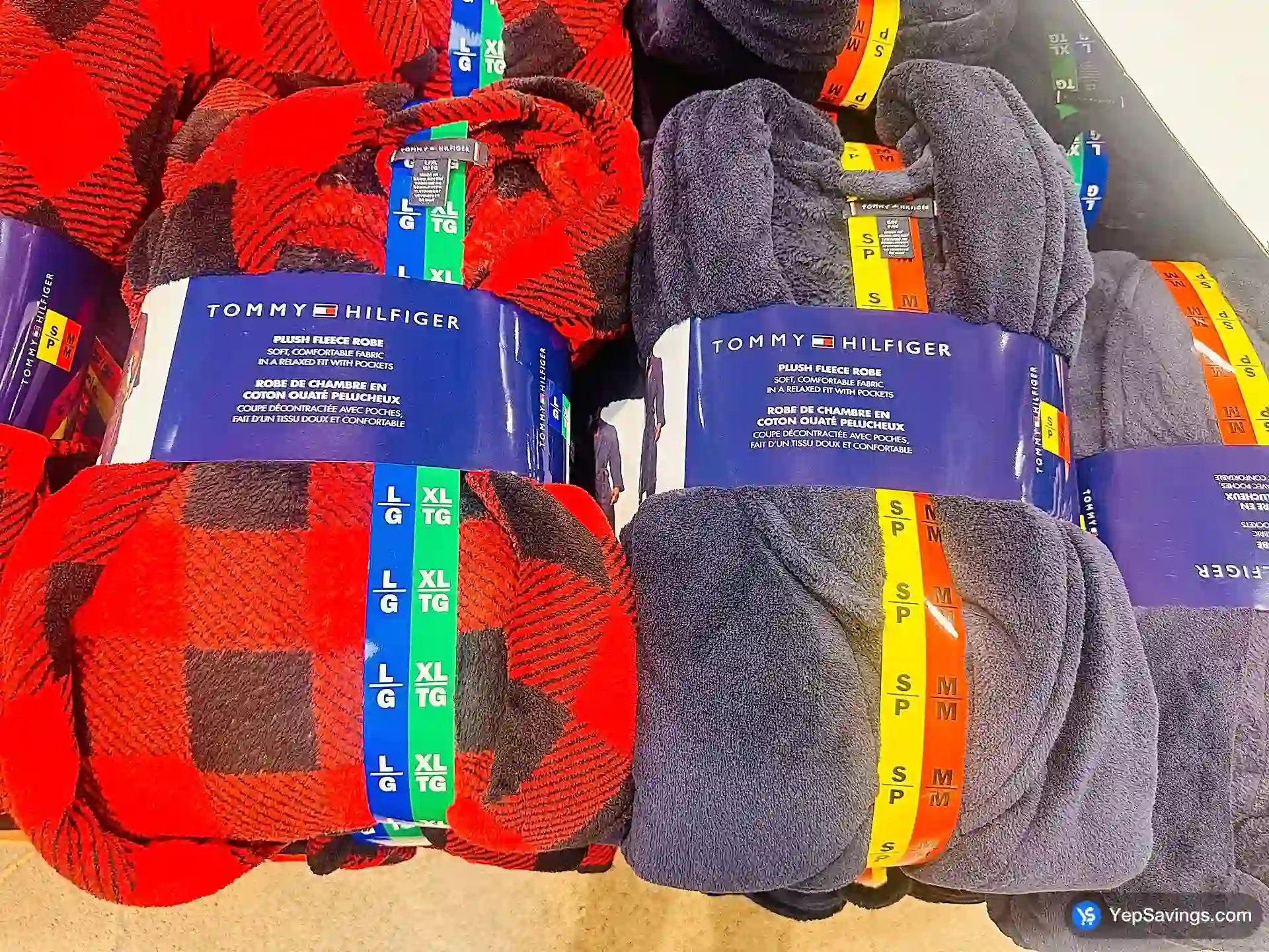 COSTCO TOMMY HILFIGER ROBE + MENS SIZES S / M / L / XL (ITM 1908204 ...