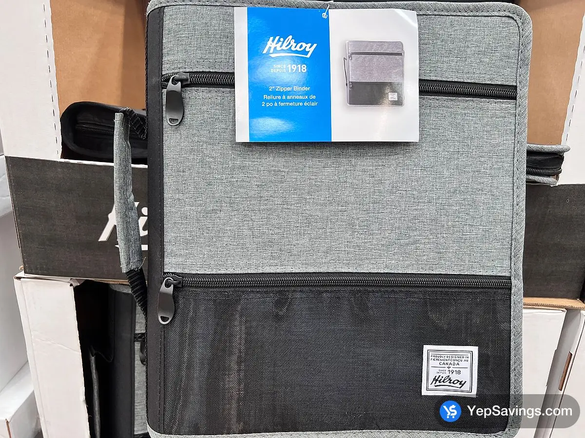 Costco HILROY 2" ZIPPER BINDER WITH PENCIL POUCH - Canada (ITM 4304982)