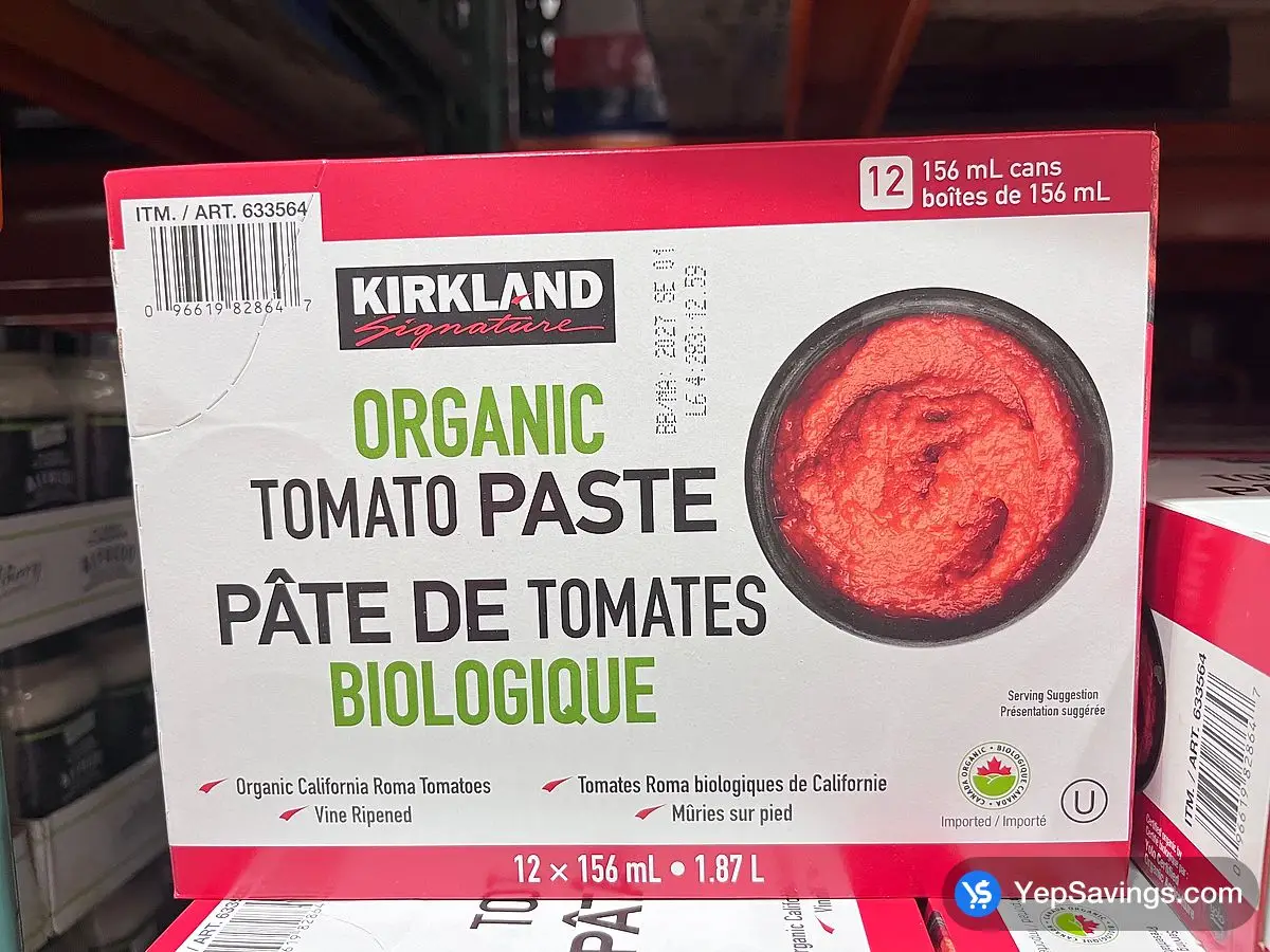 Costco KIRKLAND SIGNATURE ORGANIC DICED TOMATOES 8 x 796 mL - Canada (ITM 405352)