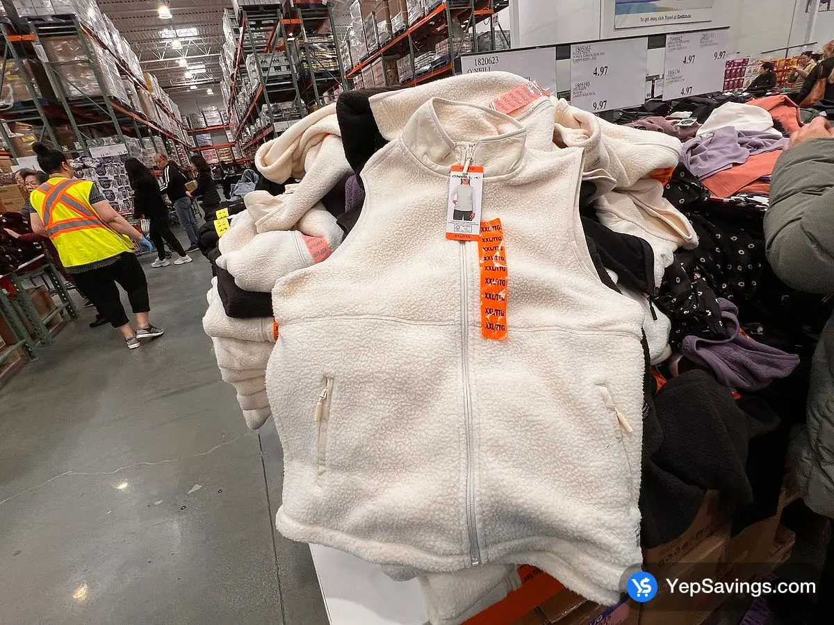 Costco O'NEILL SHERPA VEST + LADIES SIZES S - XXL - Canada (ITM 1820623)