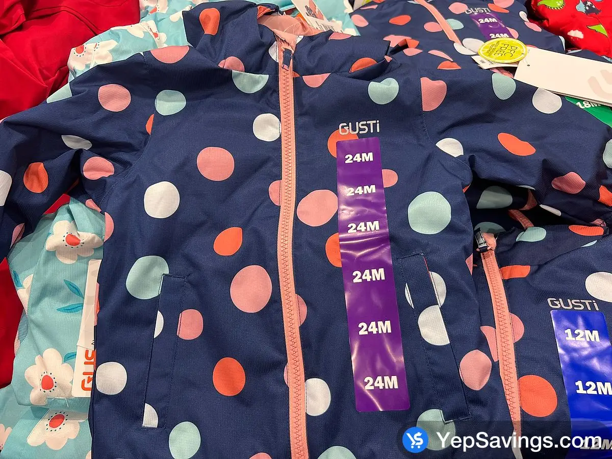 GUSTI TODDLER RAINSUIT SIZES 12M - 3T ITM 2460142 at Costco