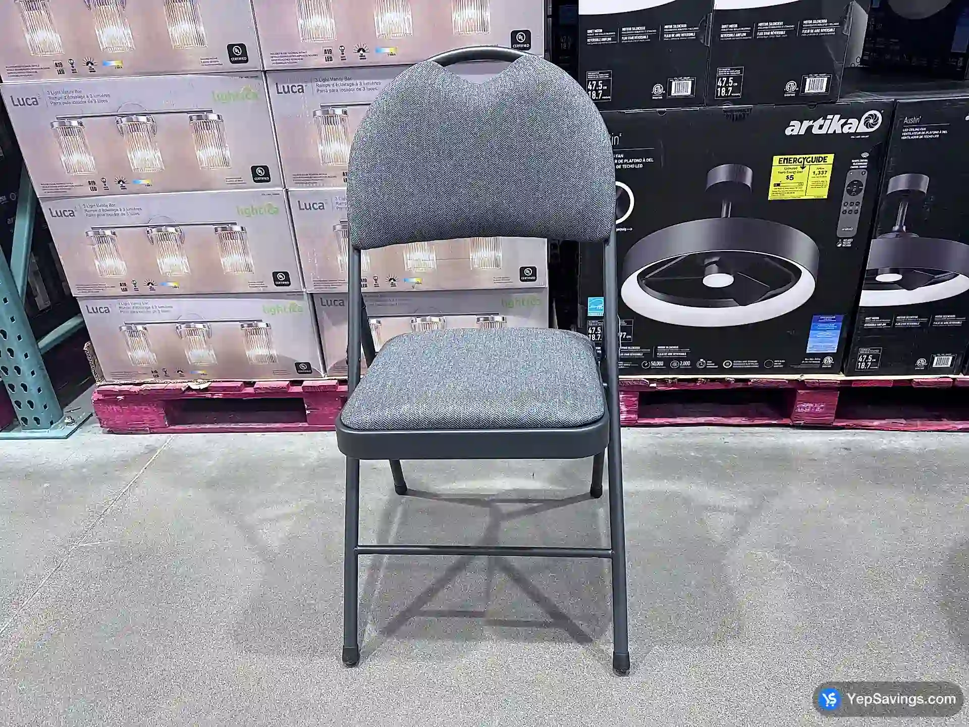 Costco STAR ELITE METAL FOLDING CHAIR POLYESTER FABRIC - Canada (ITM 1862078)