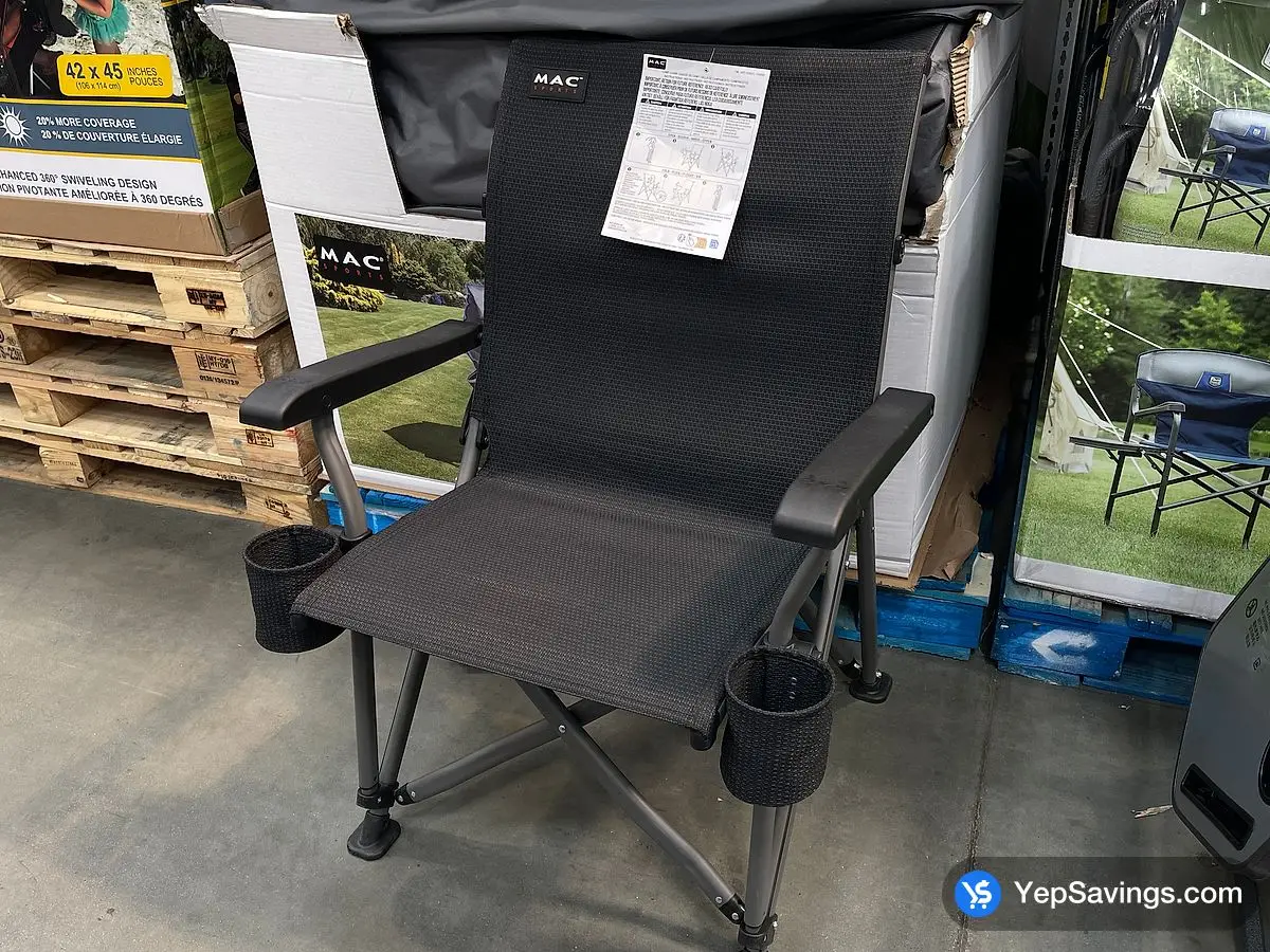 Costco MAC SPORTS PADDED CHAIR - Canada (ITM 1872070)