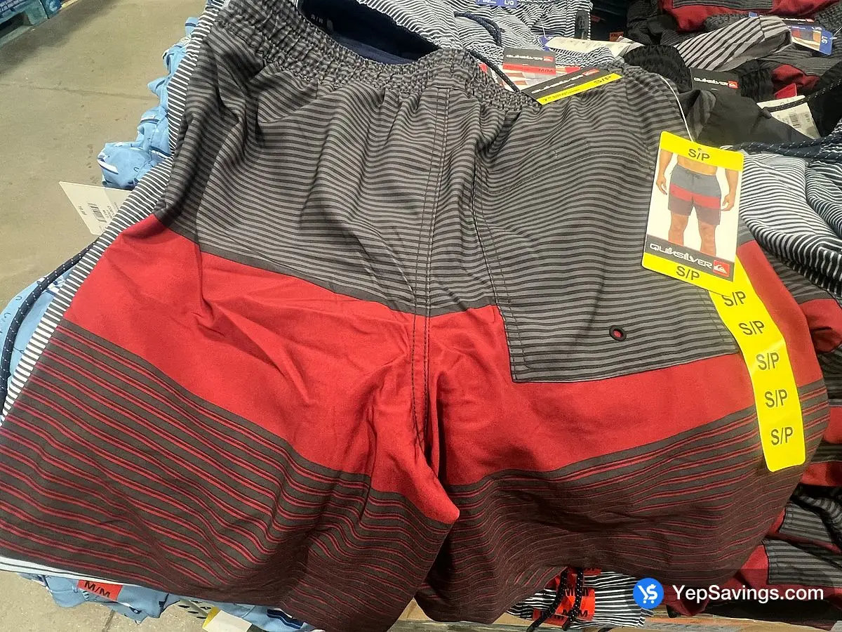 QUICKSILVER SWIM SHORT MENS SIZES S XXL at Costco 3180 Laird Rd Mississauga Oakville