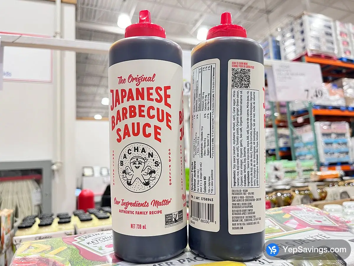 Costco BACHAN'S JAPANESE BBQ SAUCE 750 mL - Canada (ITM 1738943)
