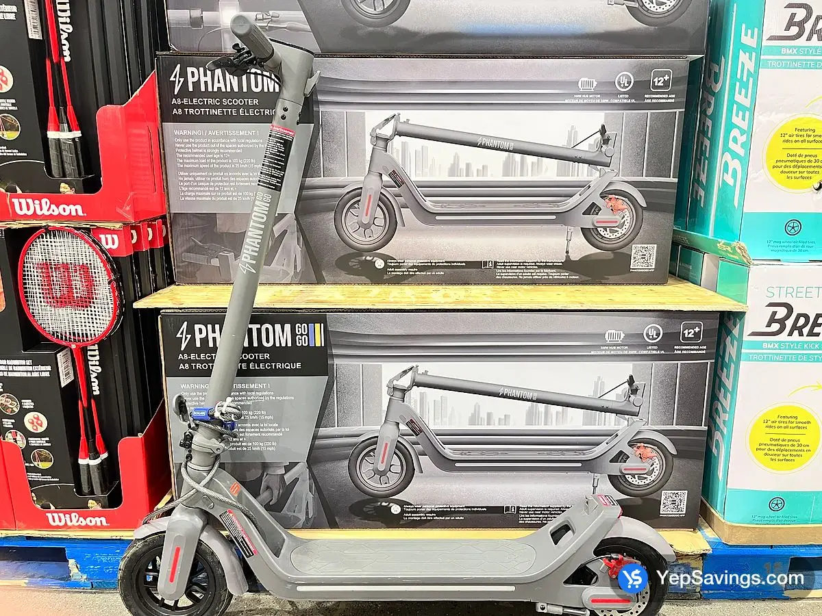 Costco PHANTOM ELECTRIC SCOOTER A8 - Canada (ITM 1800914)