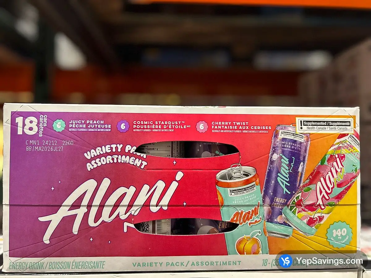 Costco ALANI NU ENERGY DRINK 18 x 355 mL - Canada (ITM 8888332)