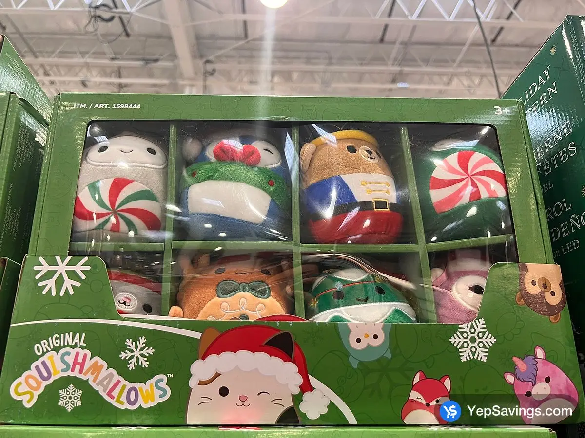 Costco SQUISHMALLOWS ORNAMENT SET 8 PIECES - Canada (ITM 1598444)