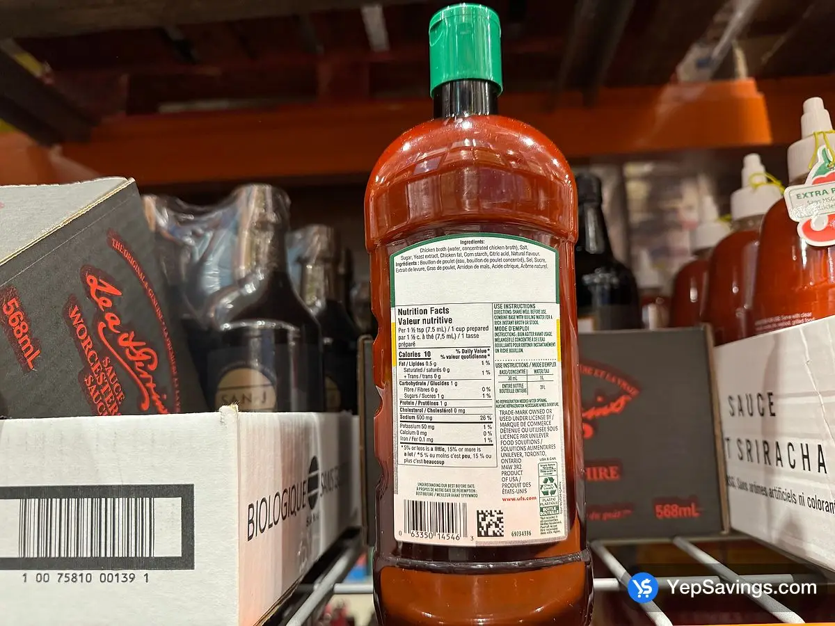 Costco KNORR LIQUID CHICKEN BASE 946 mL - Canada (ITM 1088339)