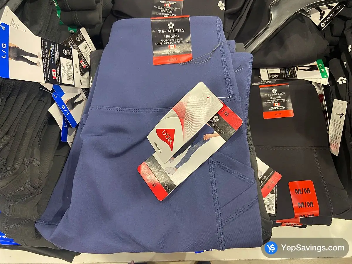 Costco TUFF ATHLETICS 9 LEGGING + LADIES SIZES S - XXL - Canada (ITM 8882301)