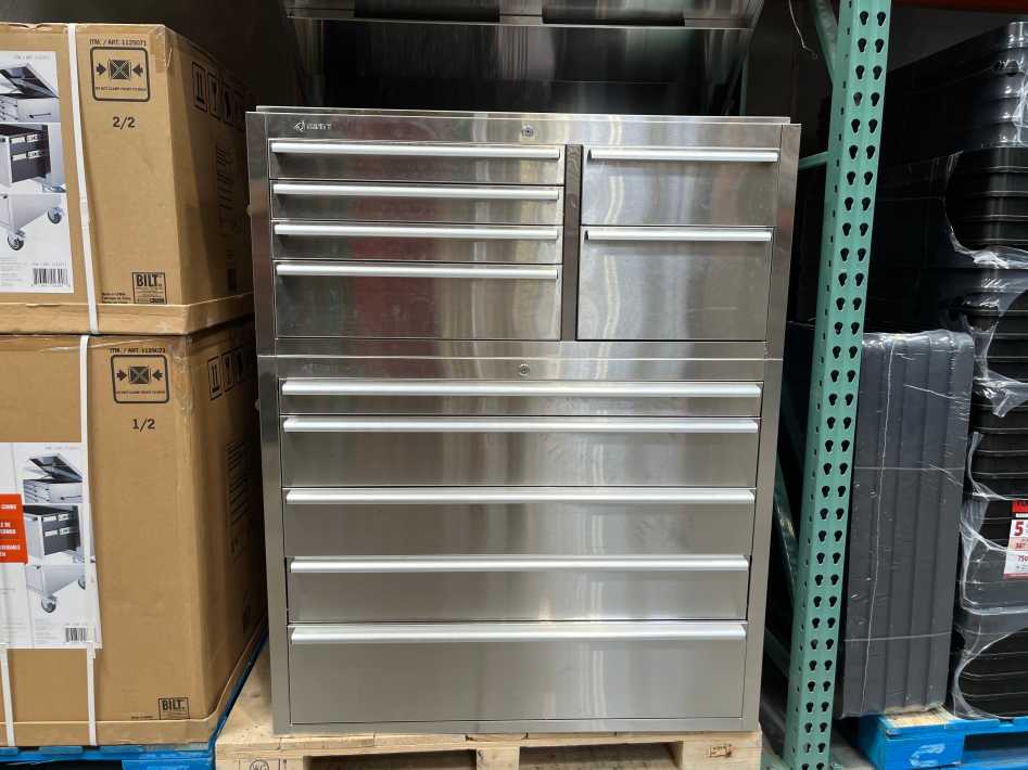 Costco TRINITY 43 " TOOL CHEST COMBO STAINLESS STEEL - Canada (ITM 1125071)
