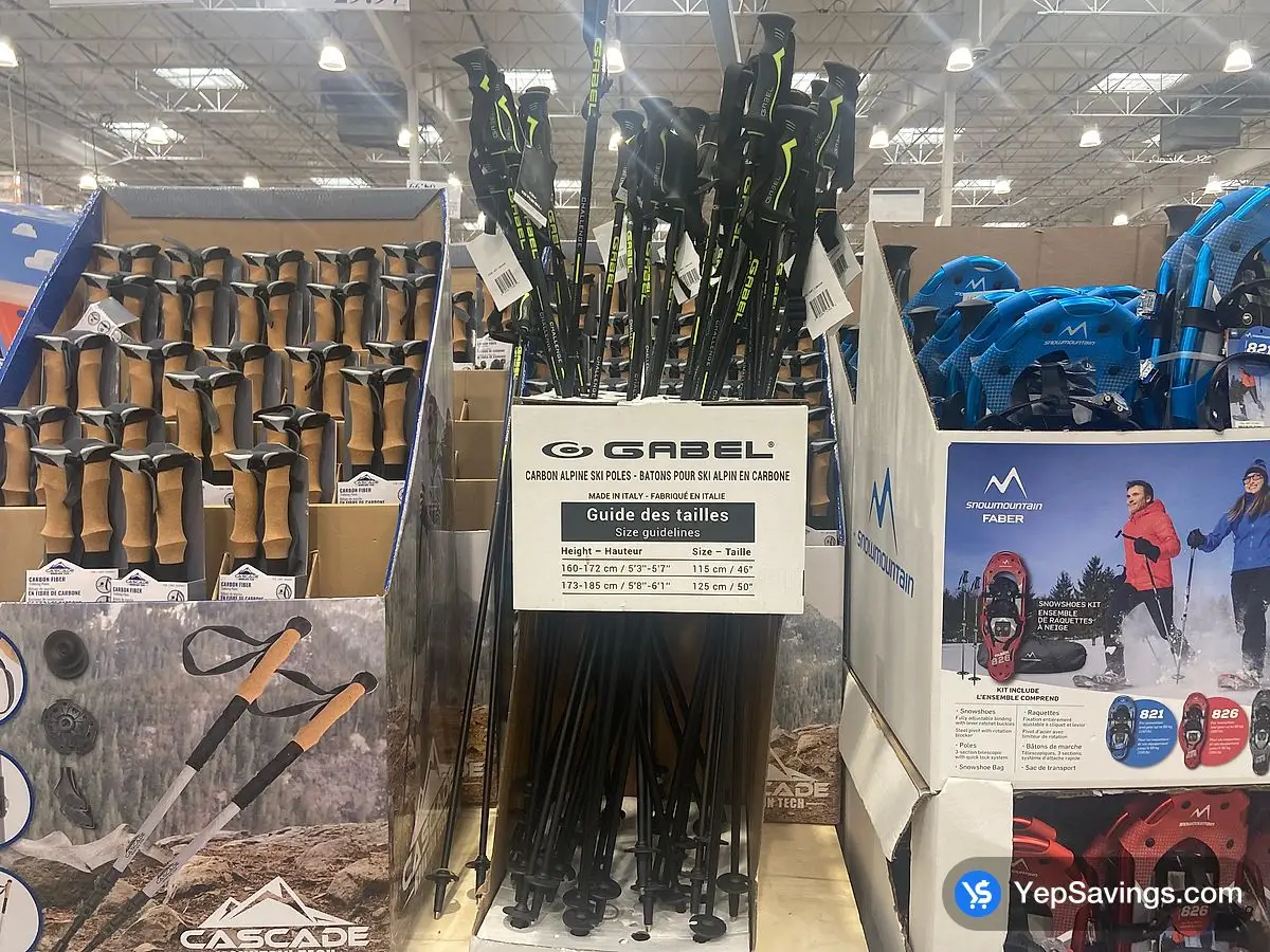 Costco GABEL ALPINE SKI POLES LENGTH : 115 OR 125 CM - Canada (ITM 1284308)