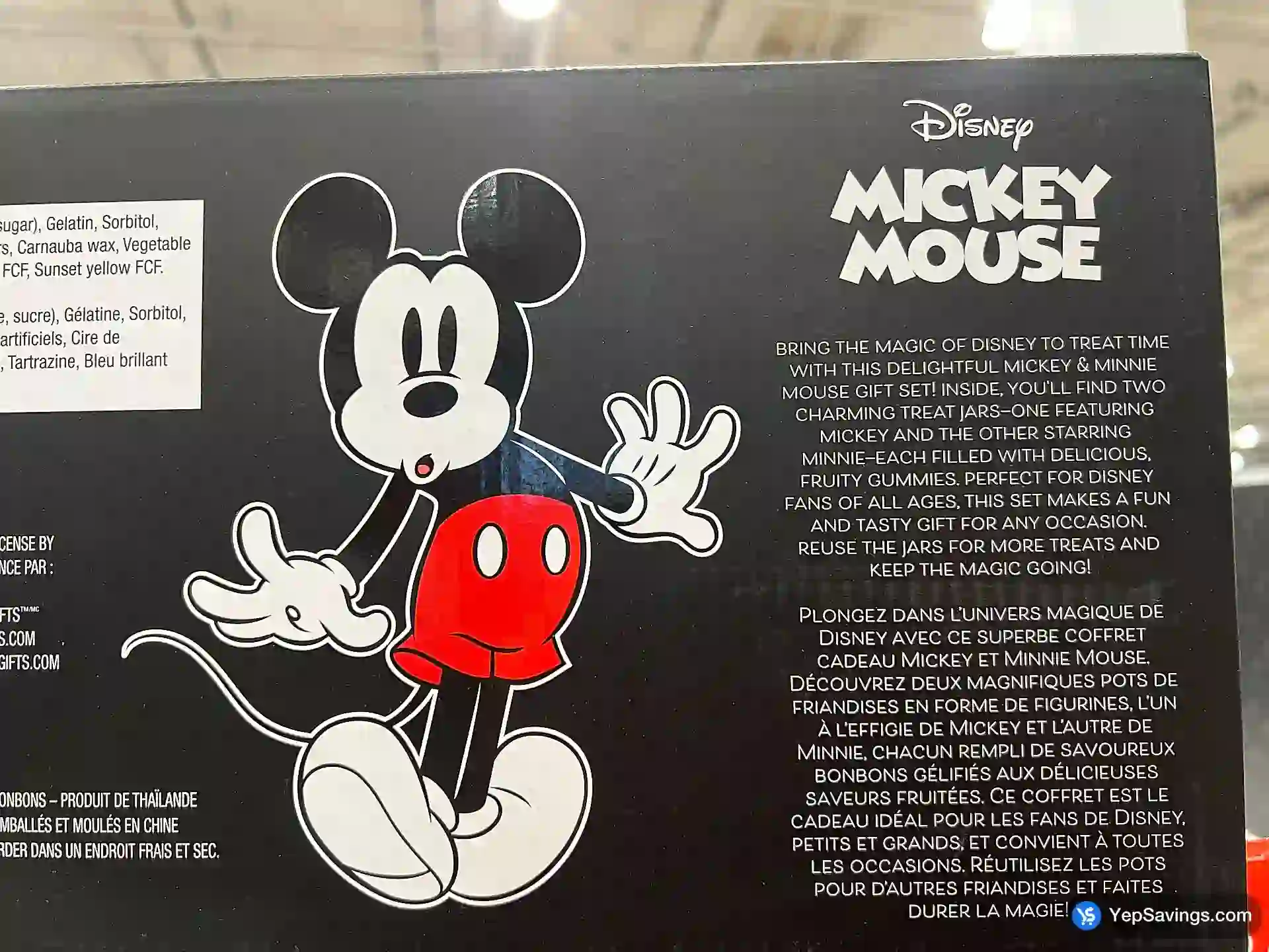 Costco MICKEY & MINNIE MOUSE CANDY JAR 2 x 283 g - Canada (ITM 1945216)