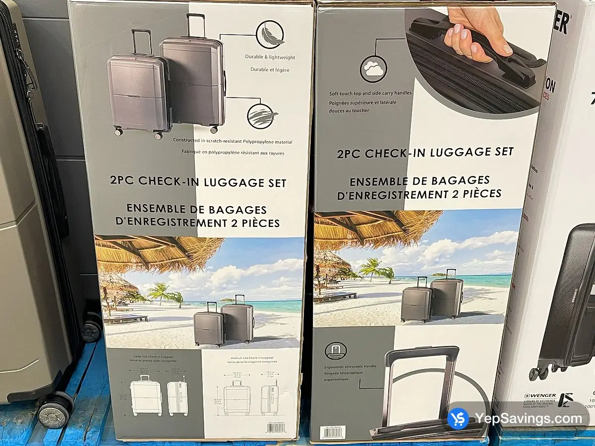 Costco AIR CANADA CHECK - IN LUGGAGE 2 PIECE - Canada (ITM 1835025)