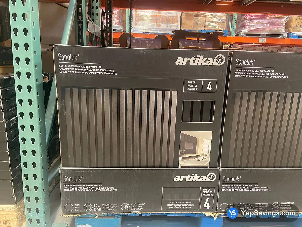 Costco ARTIKA WOOD WALL PANEL PACK OF 4 SONOLOK - Canada (ITM 1806395)