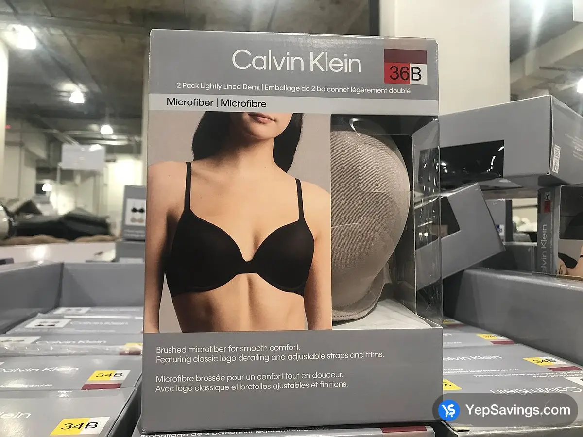 Costco CALVIN KLEIN BRAS 2PK + LADIES SIZES 32-38 - Canada (ITM 6162100)