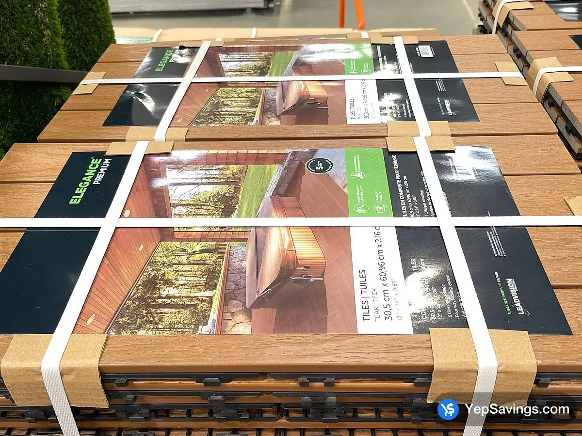 Costco LEADVISION COMPOSITE TILE PACK OF 5 - Canada (ITM 1693998)