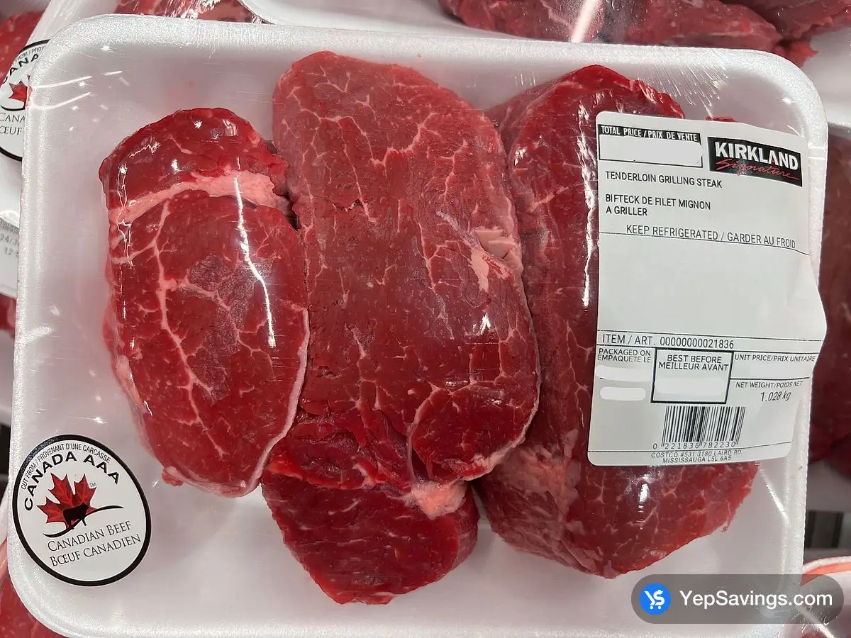 TENDERLOIN GRILLING STEAK   ITM 21836 at Costco