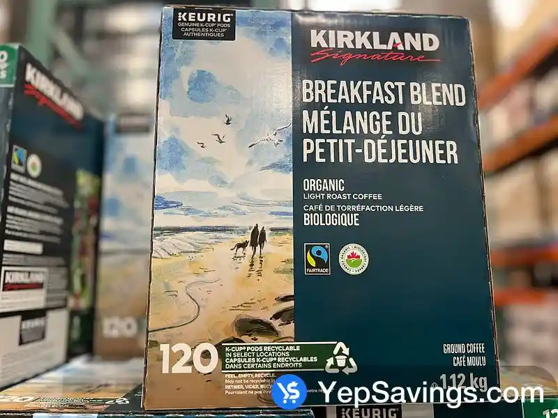 KIRKLAND SIGNATURE BREAKFAST BLEND PACK OF 120 K - CUPS ITM 4272377 at Costco