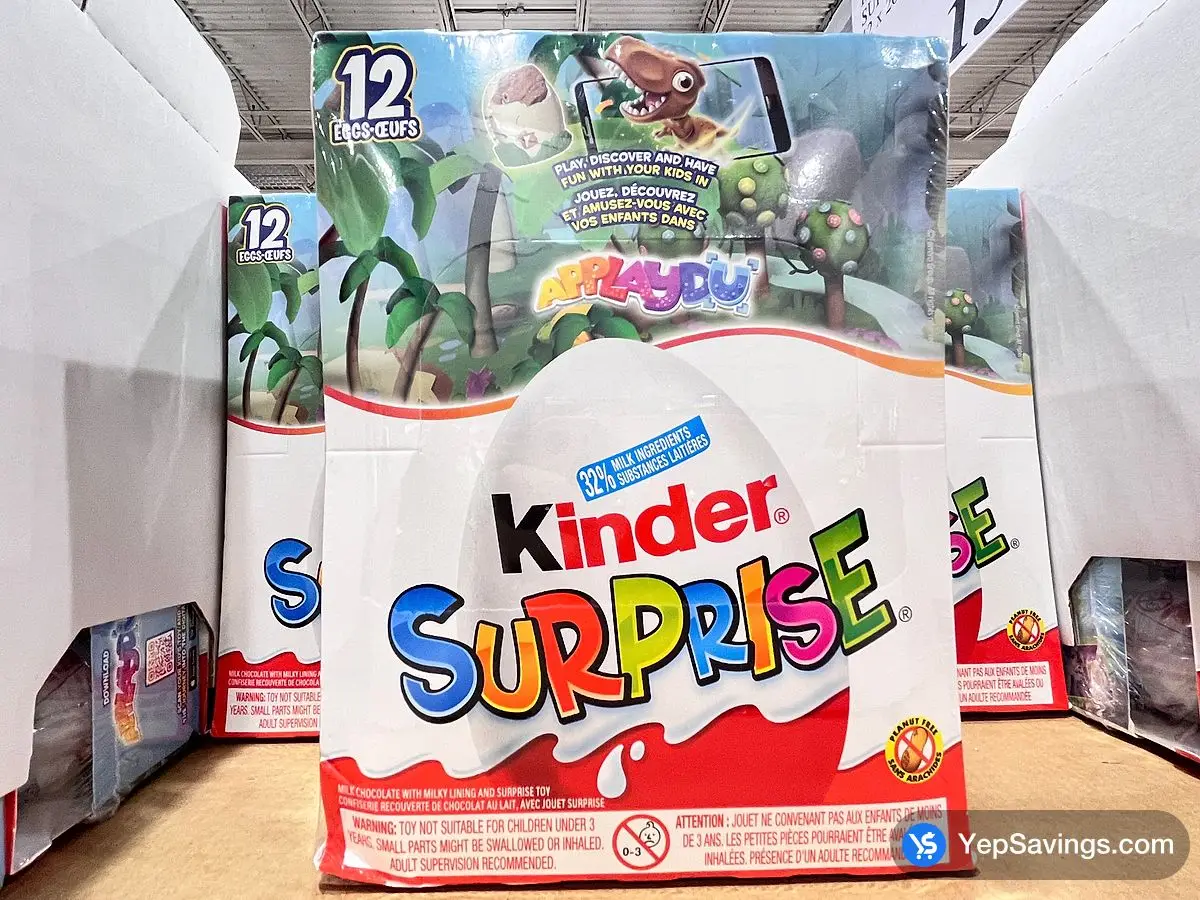 Costco KINDER SURPRISE CLASSIC 12 x 20 g - Canada (ITM 2279949)