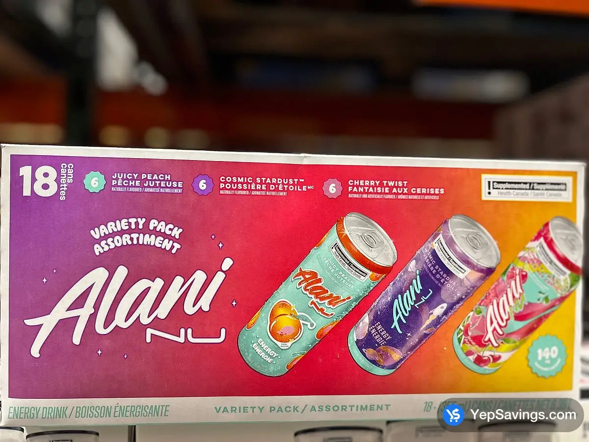 Costco ALANI NU ENERGY DRINK 18 x 355 mL - Canada (ITM 8888332)
