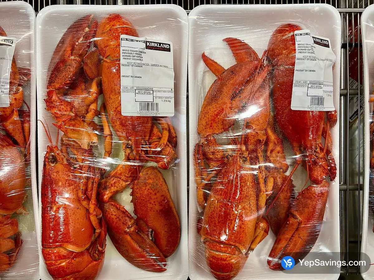 Costco WHOLE COOKED LOBSTER PREVIOUSLY FROZEN - Canada (ITM 42448)