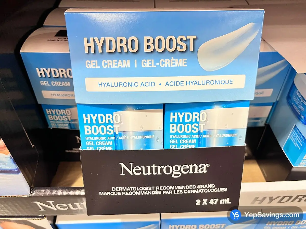Costco NEUTROGENA HYDRO BOOST GEL CREAM 2 x 47 mL - Canada (ITM 1641576)