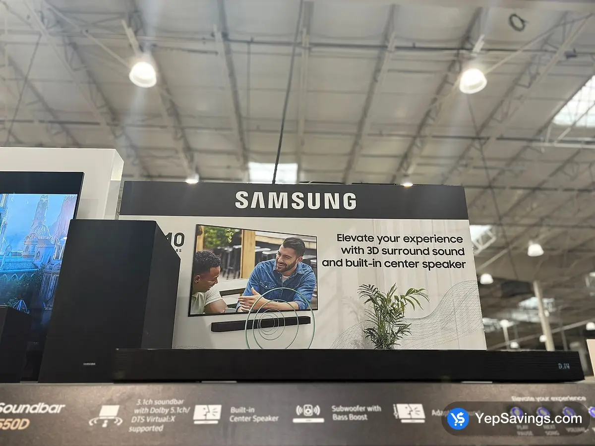 Costco SAMSUNG HW - R550D 3.1CH SOUNDBAR - Canada (ITM 2335500)