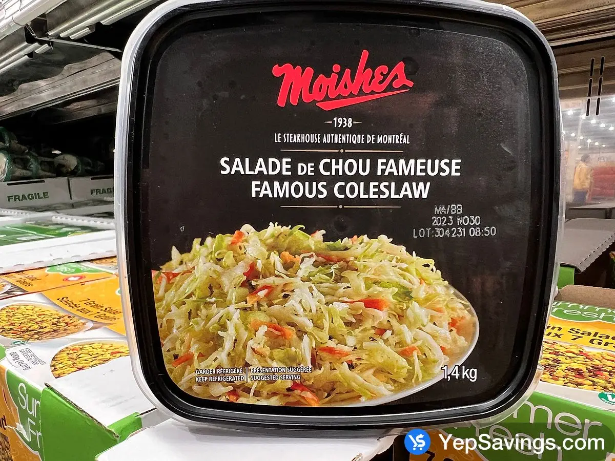Costco MOISHES COLESLAW 1.4 kg - Canada (ITM 136353)