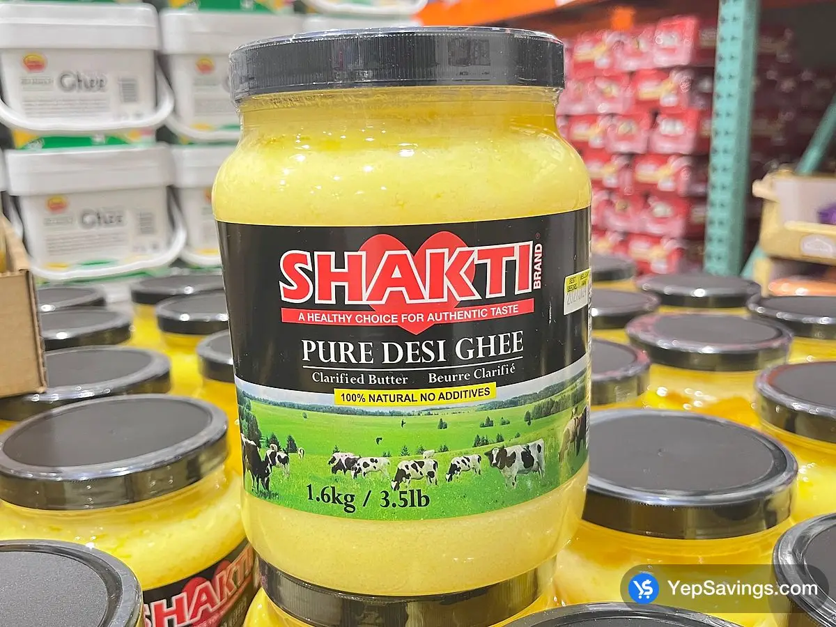 Costco SHAKTI PURE DESI GHEE 1.6 kg - Canada (ITM 1140232)