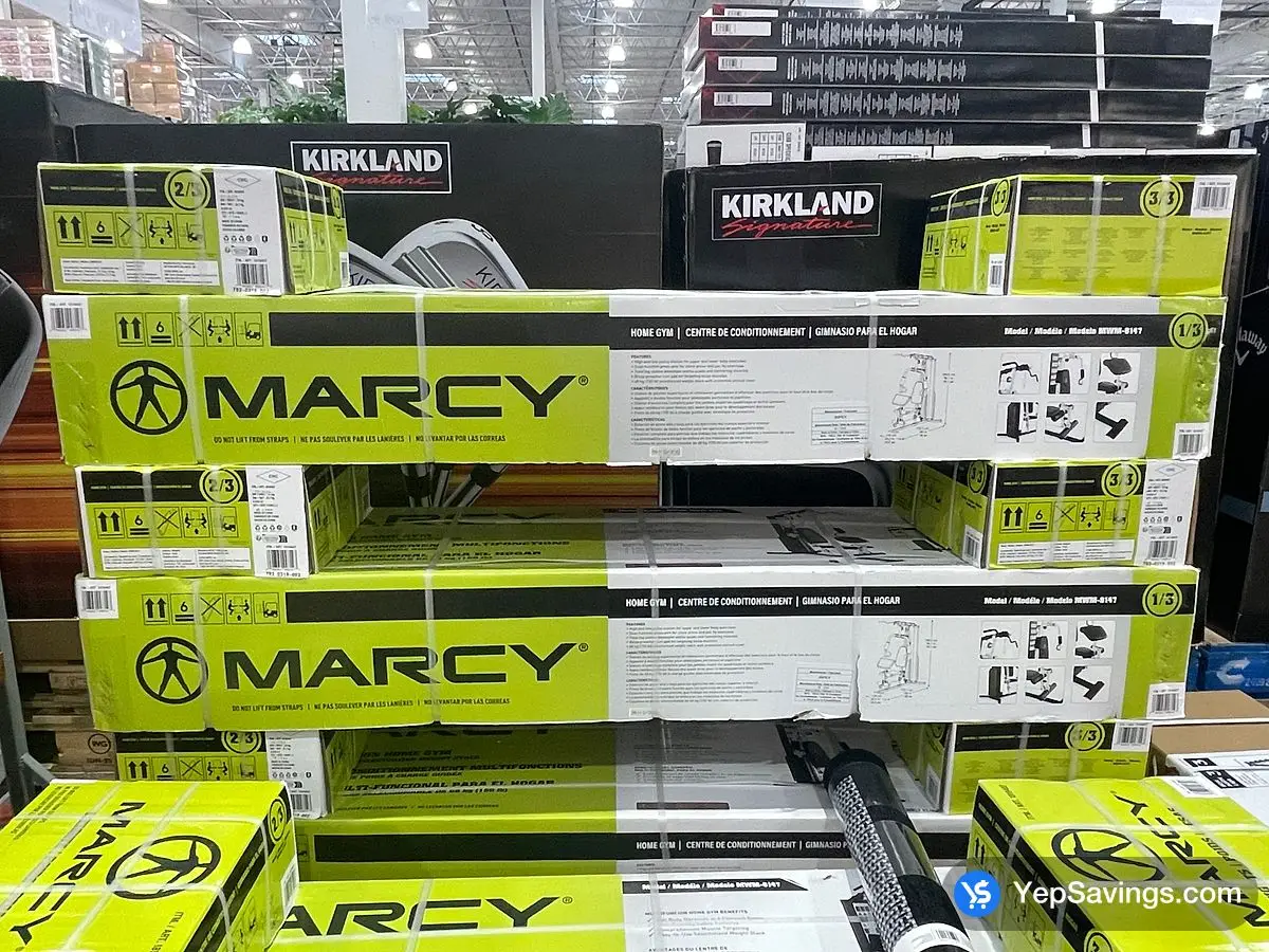 Costco MARCY HOME GYM 67.5KG ( 150LB ) 3 BOXES - Canada (ITM 1819407)