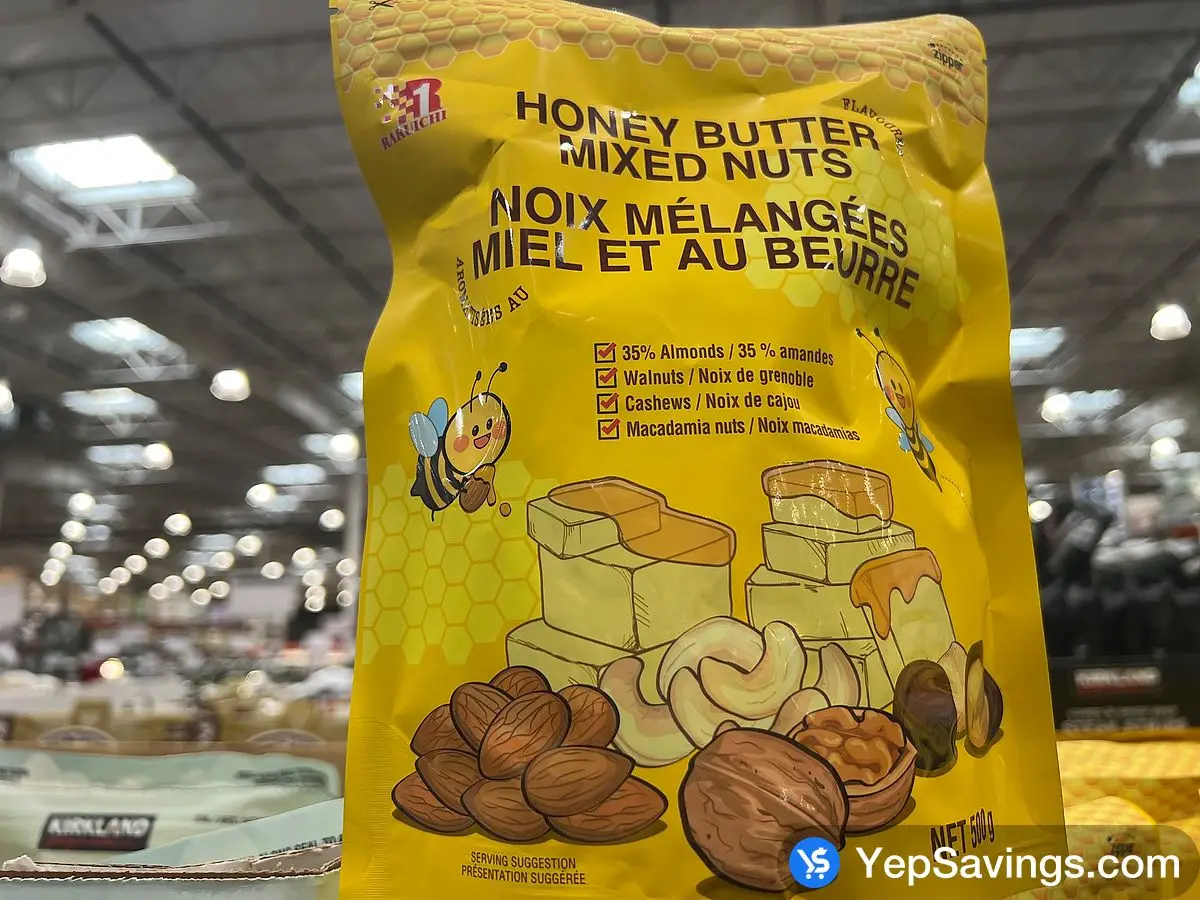 Costco RAKUICHI HONEY BUTTER MIXED NUT 500 g - Canada (ITM 1514339)