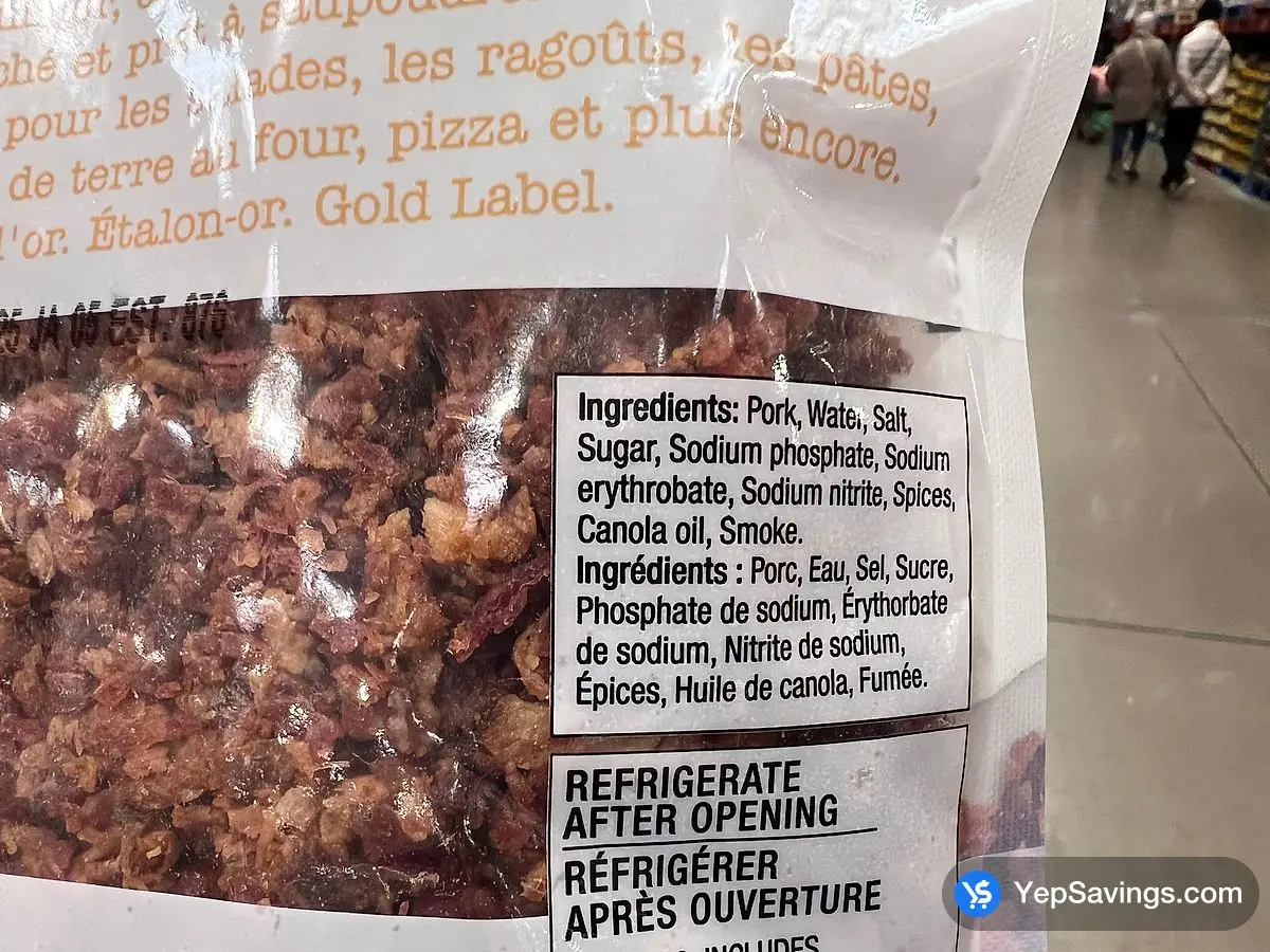 Costco GOLD LABEL BACON BITS 567 g - Canada (ITM 1777952)