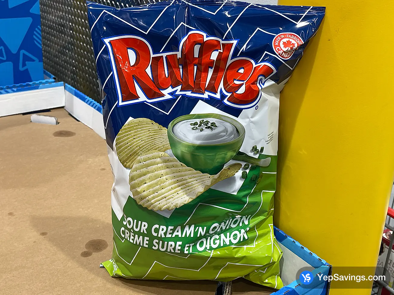 RUFFLES SOUR CREAM & ONION 612 g - Costco Canada (ITM 5696335)