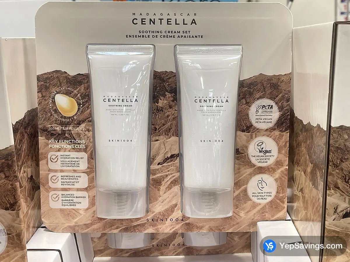 Costco SKIN1004 SOOTHING CREAM 2 x 100 mL - Canada (ITM 1883548)