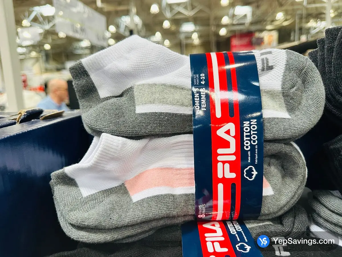 FILA LOW CUT SOCKS 8PK LADIES SIZES 4-10 at Costco South Saskatoon