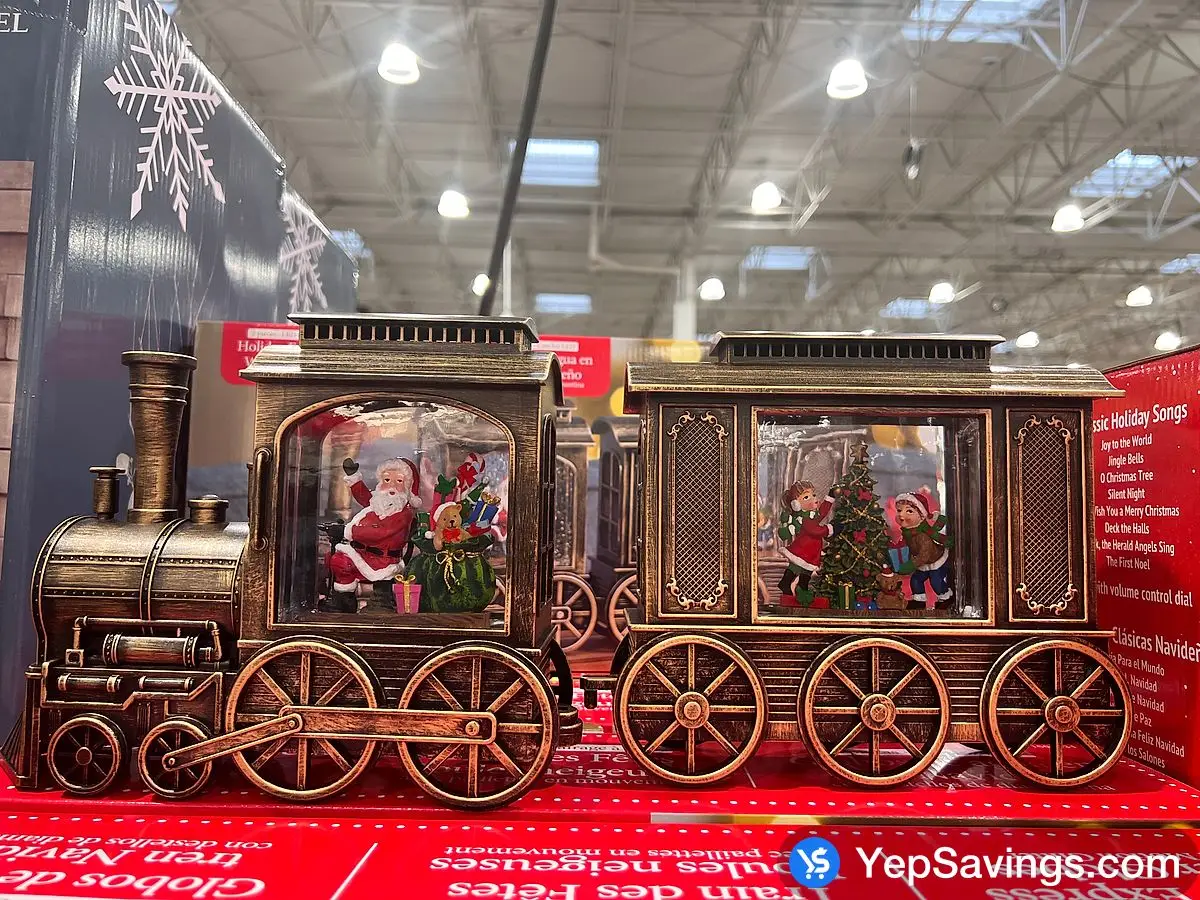 Costco HOLIDAY EXPRESS WATER GLOBES WITH GLITTER 2 PIECES - Canada (ITM 1601431)