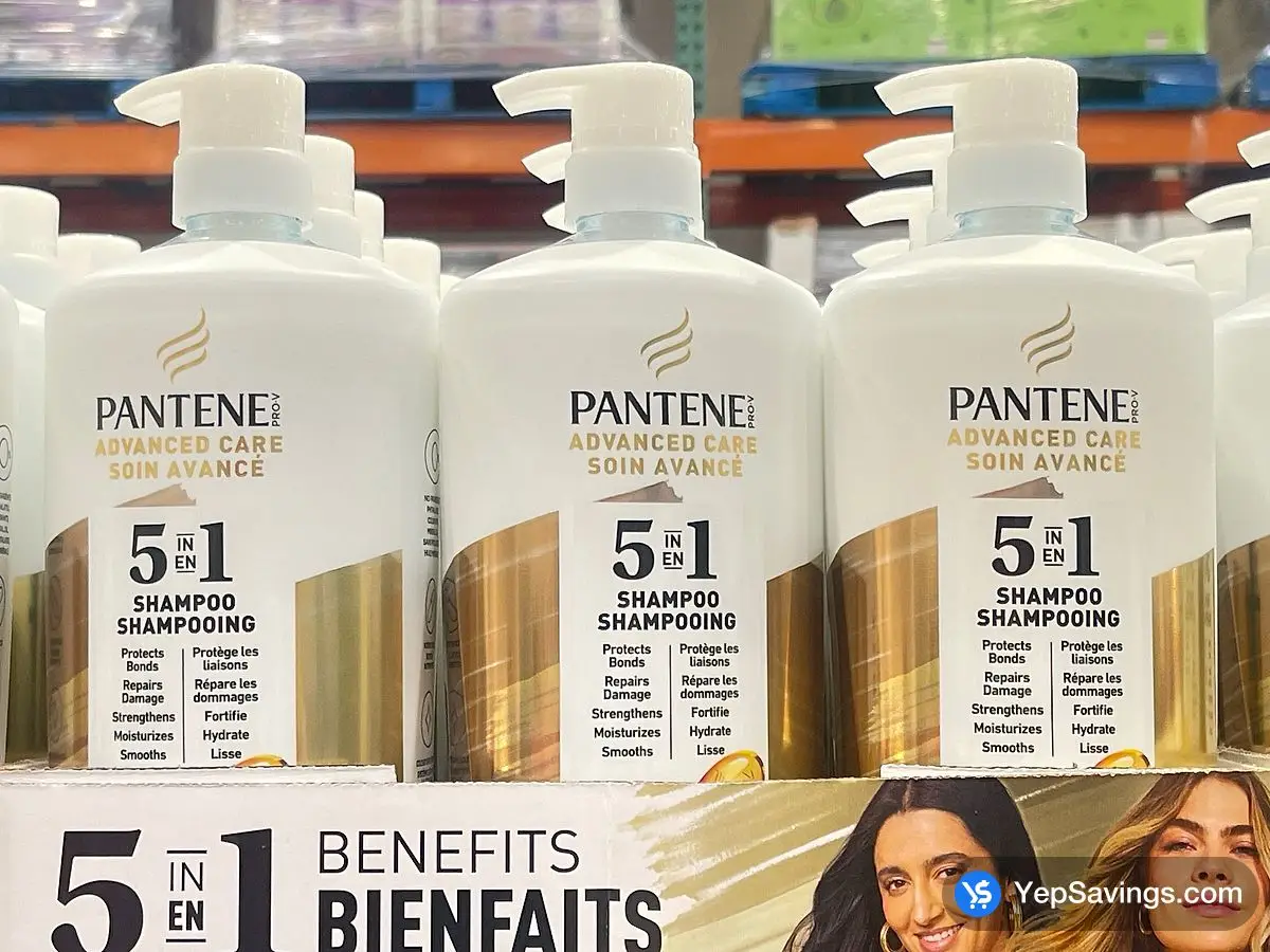 Costco PANTENE 5 IN 1 SHAMPOO 1.13 L - Canada (ITM 1376911)
