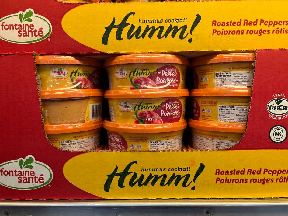 FONTAINE SANTE ROASTED RED PEPPER HUMMUS 2 x 482 g ITM 240154 at Costco