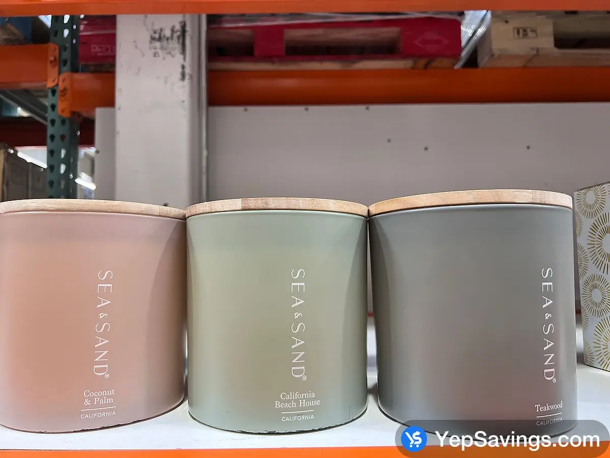 Costco SEA & SAND SCENTED CANDLE 53 OZ - Canada (ITM 1725209)